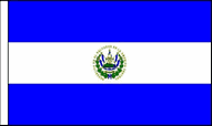 El Salvador Hand Waving Flags